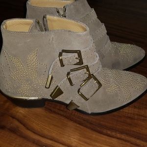 Chloe studded statement booties